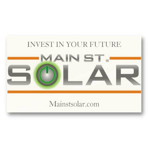 Main Street Solar Energy